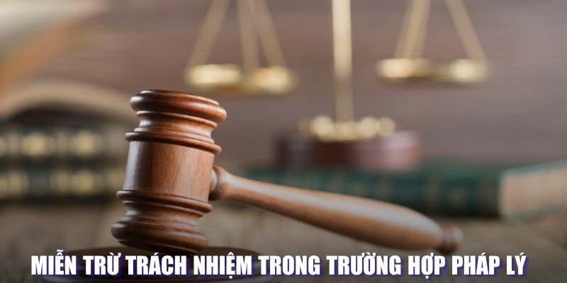 Miễn trừ trách nhiệm trong các trường hợp pháp lý